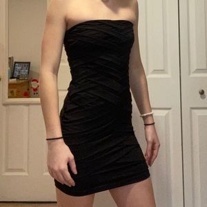 Black bandage dress